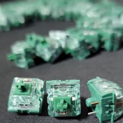 (100 Pieces) Kailh Olive Green MX Compatible Clicky Keyboard Switches 