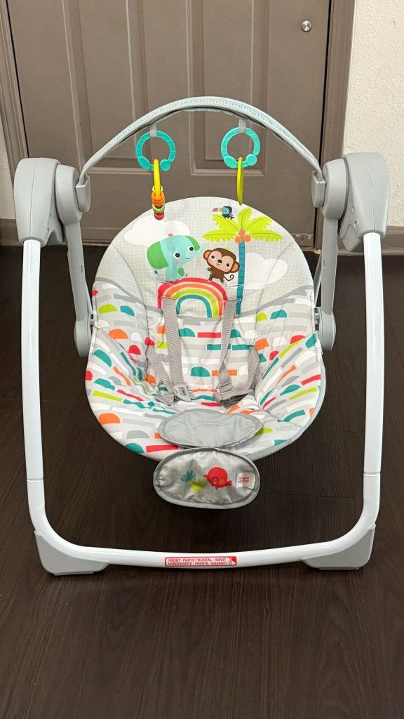 Baby swinger with music