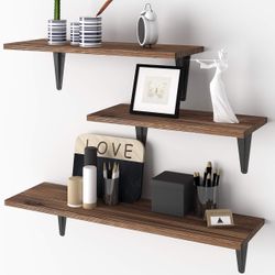 Floating Shelves, Rustic Wood Wall Storage Shelves