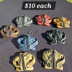 Leather Key Chain Jackets 