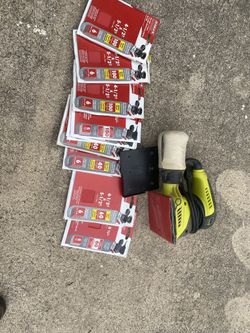 Sander With 10 Sandpaper