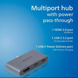MULTI PORT HUB - HDMI, TYPE - C