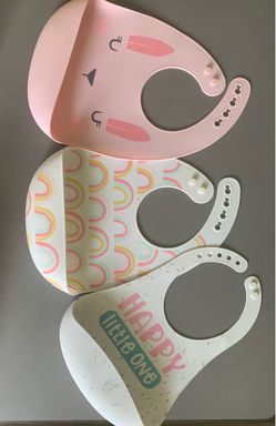 Silicone bibs (Girl)