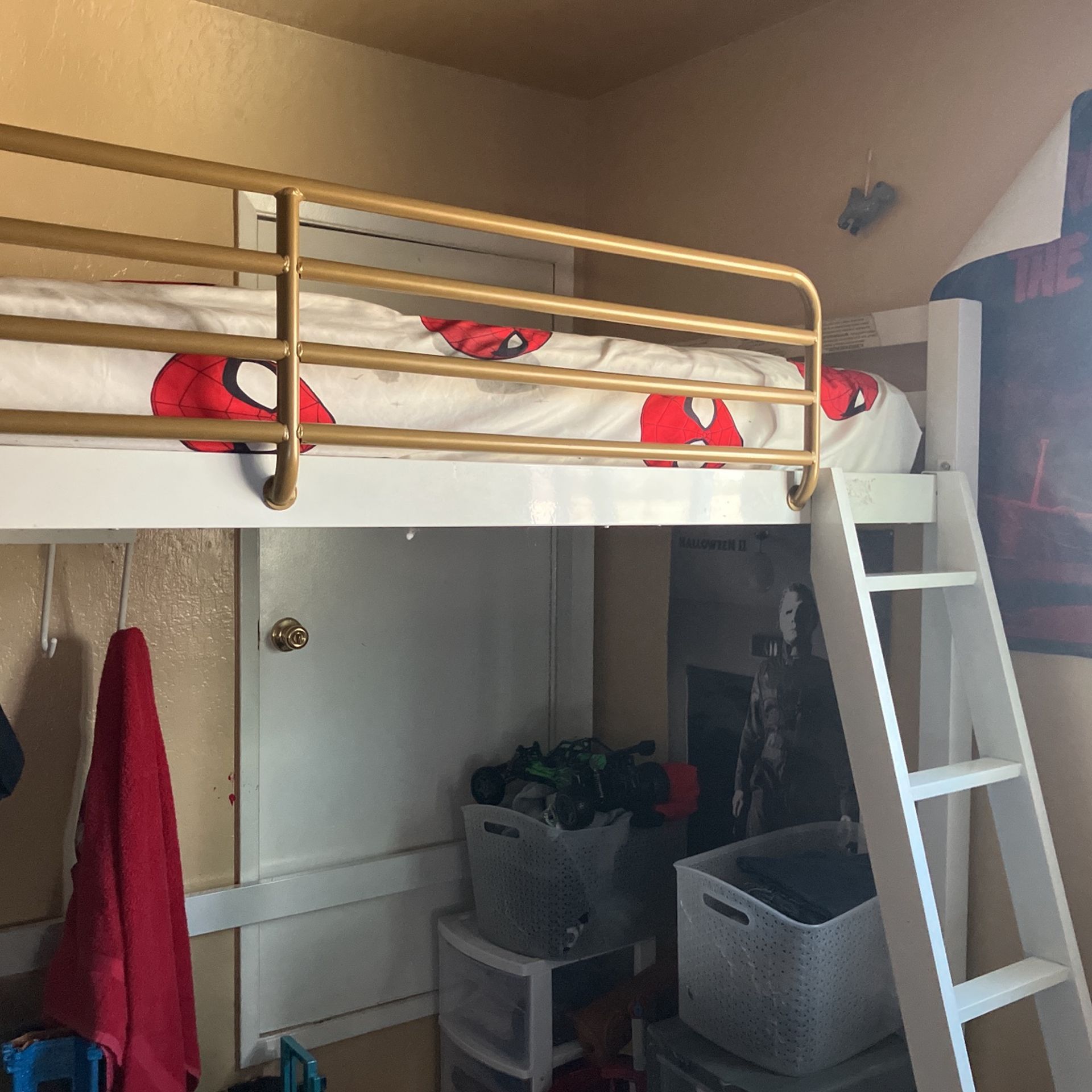 Twin Loft Bed Frame 