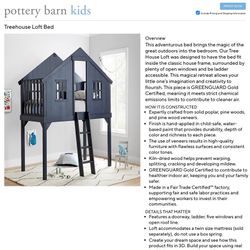 Pottery barn Treehouse Loft Bed 