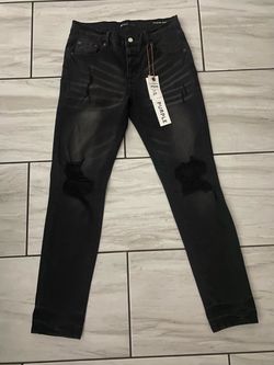 Purple jeans