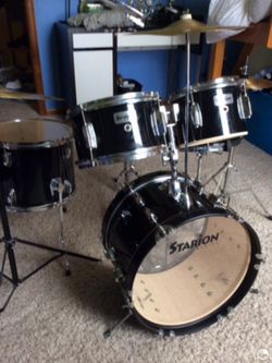 Kid's Size REAL 5-piece Drum Set! NOT A TOY