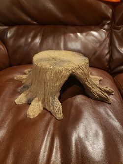 Tree stump for bearded dragon