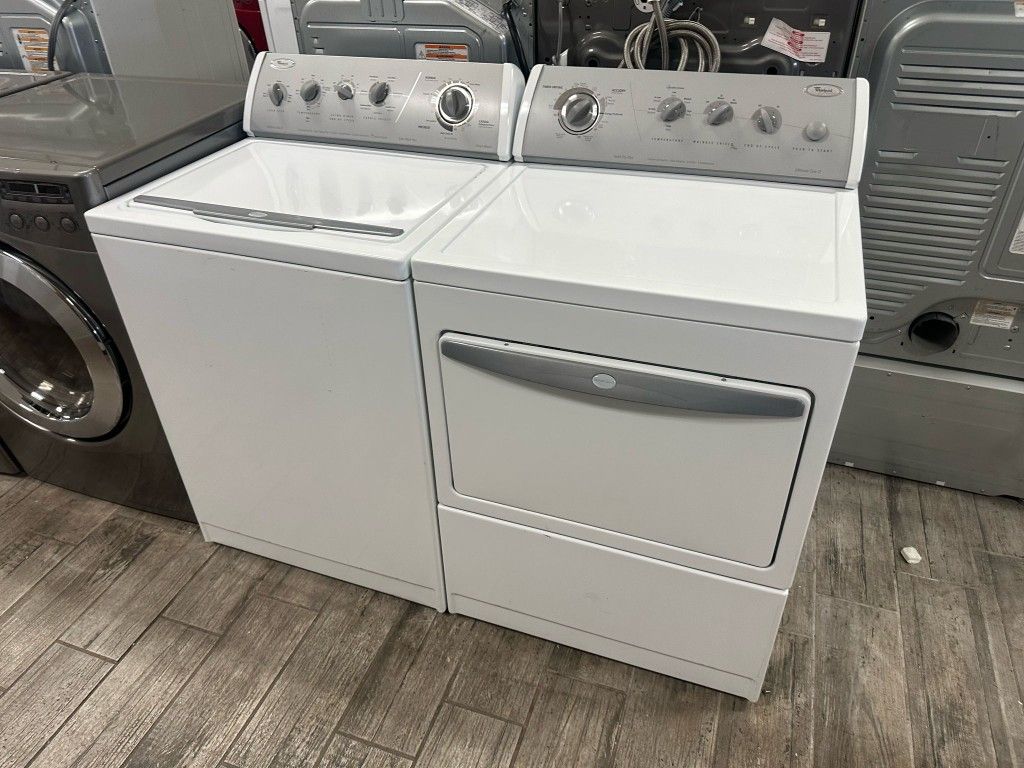 Whirlpool washer and dryer set electric XL