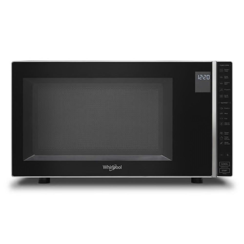 Whirlpool 1.1 Cu Ft 900 Watt Countertop Microwave Black & Silver
