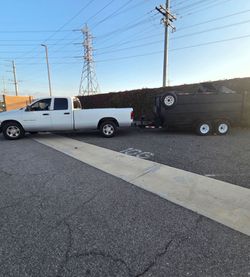 Truck and trailer $100