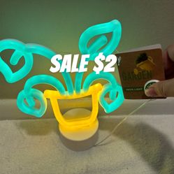 Light Up Plant Home Decor 