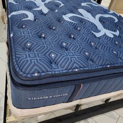 Queen Sizes Mattress And Box Spring Pillowtop Stearns And Foster 