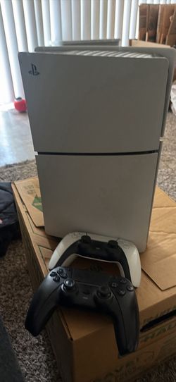 PlayStation 5 Console with Two Controllers
