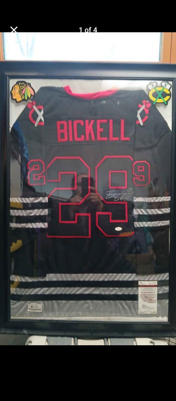 Chicago Blackhawks Jersey Framed #29 Bryan Bickell