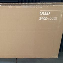 SAMSUNG 55-Inch Class OLED 4K S90 Series HDR+ Smart TV w/Dolby Atmos, Object Tracking Sound Lite, Motion Xcelerator, Real Depth Enhancer, 4K AI Upsca