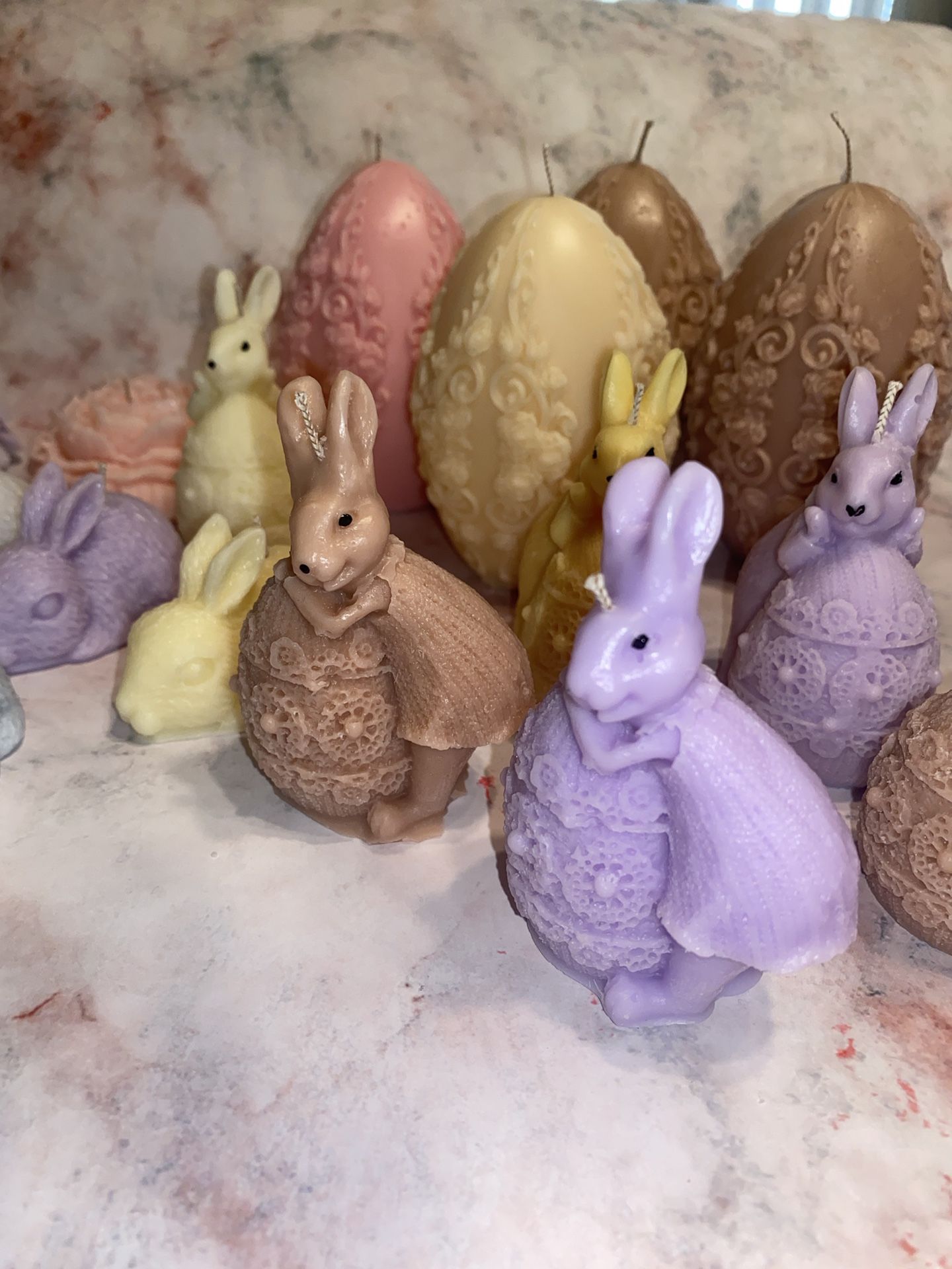 Easter Egg Candles 