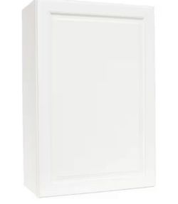 NEW Hampton Bay White Wall Kitchen Bath Cabinet 24” X 12” X 36”