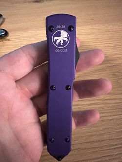Microtech Ultratech D/E OTF – Purple, Black Elmax Blade (2013)