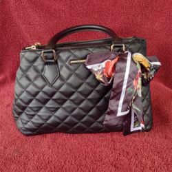 Aldo darnal satchel with twilly black