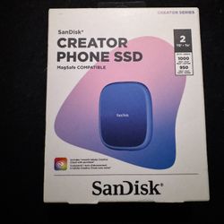 Sandisk Creator Phone SSD 2TB