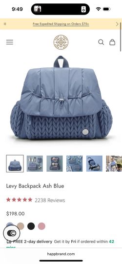 Happ brand diaper bag backpack