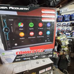 DOUBLE DIN WITH APPLE CAR PLAY & ANDROID AUTO  NEW