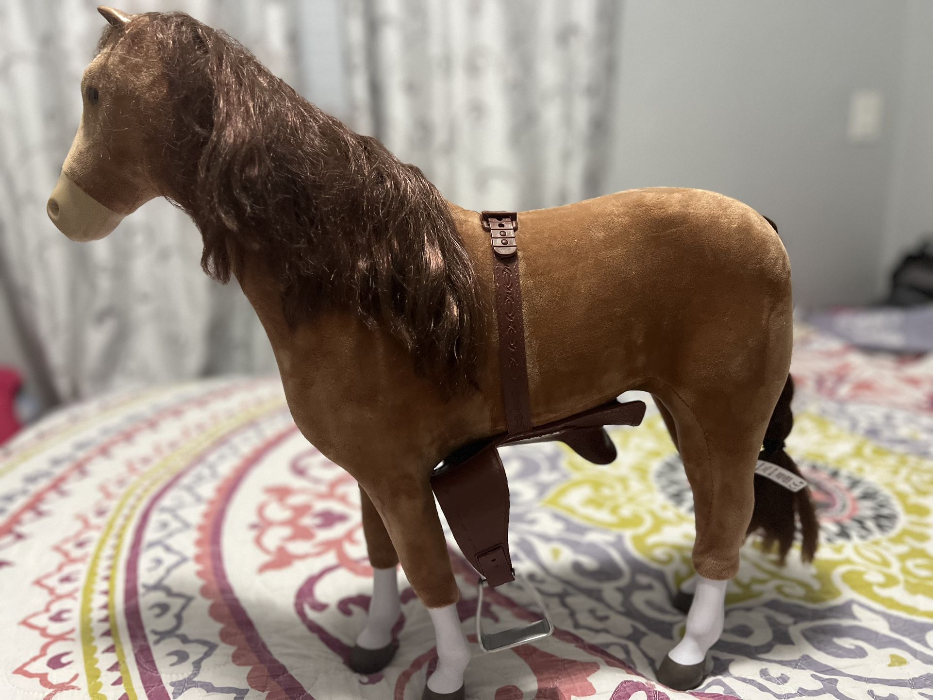 American Girl Doll 18" Brown Chestnut Horse DNJ90 2016 Retired