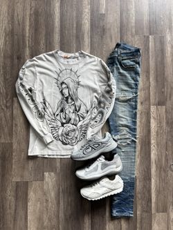 Saints , Amiri, Dior, Bottega Veneta, Prada 