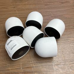 Google Nest Security Indoor Outdoor Cameras G3AL9 (6 Pack) FOR PARTS!
