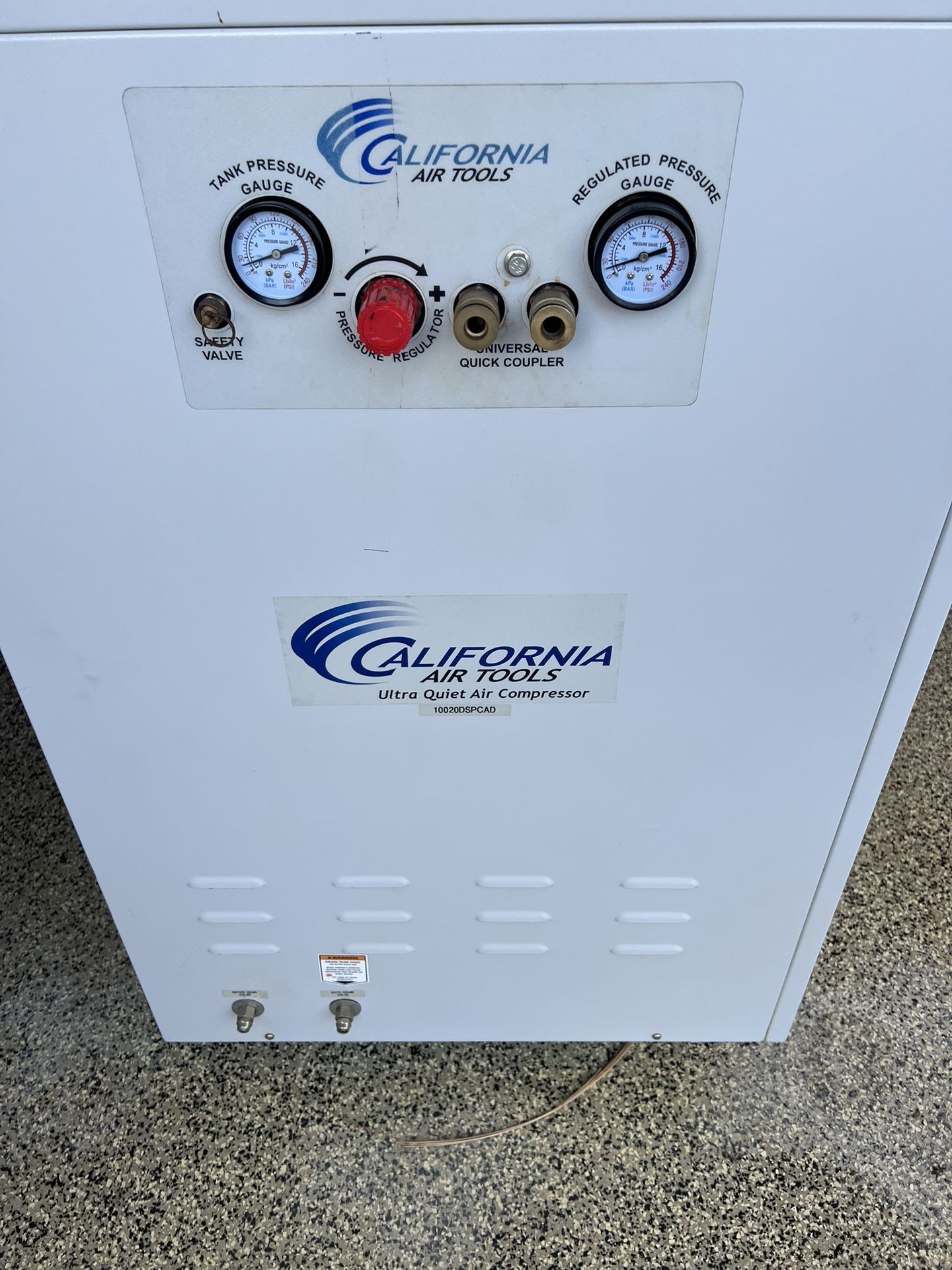 California Air Tools 10020DSPC Ultra Quiet & Oil-Free 2.0 Hp 10.0 Gal. Air Compressor