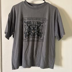 Gold Screens Scotland Souvenirs Tshirt Size Large 