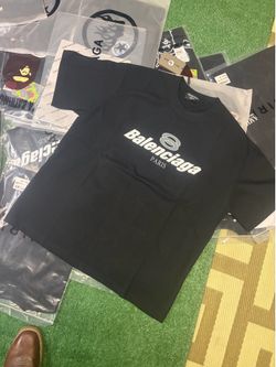 Black Balenciaga Tee