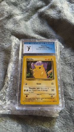 CGC 7 NM PIKACHU BASE SET UNLIMITED