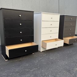 New Tall Chest Five Drawer Dresser