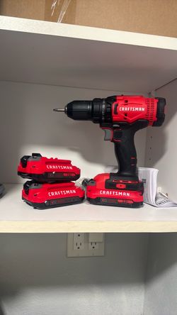 Craftsman Drill + 2 Extra Batteries