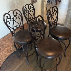Bar Stools Swivel With Backs 
