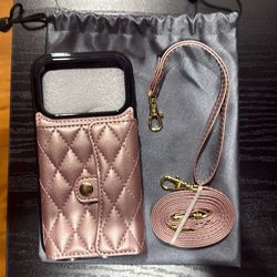 iPhone 16 pro crossbody/ wristlet case