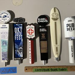 🌟 X6  Beer Tap Handle Lot Coronado K38 10 Barrel Mission Karl Strauss Etc 