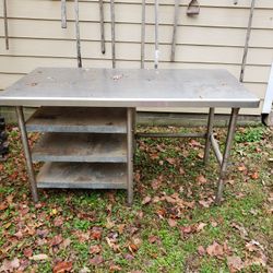 Stainless Steel Garage Table