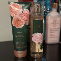 Bath and body lotion and spray set