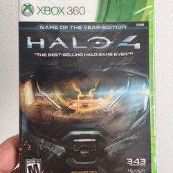 Halo 4 Game of the Year Edition Xbox 360 FACTORY SEALED!!!!!