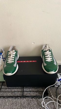 Prada America's Cup Sneakers Green