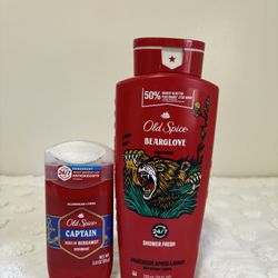 Old Spice Body Wash And Deodorant 