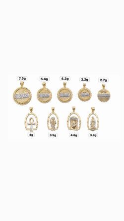 ✨ 10K GOLD RELIGIOUS & LAST SUPPER PENDANT COLLECTION ✨