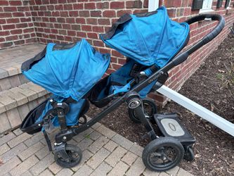 Double Stroller with Glider Board- Baby Jogger City Select