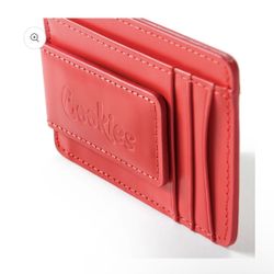 BIG CHIPS AND COOKIE MONEY CLIPS LEATHER CARD HOLDER