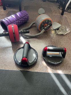 Perfect Pushup Handles, Ab Wheels, and Foam Roller Set