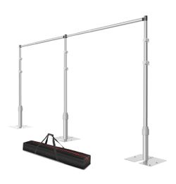 Pipe and Drape Backdrop Stand, 20x10ft Heavy Duty Adjustable Background Frame with Metal Base, Back Drop Holder for Parties Photography Wedding Photos