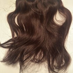 #7H Human Hair Halo Extension 16”